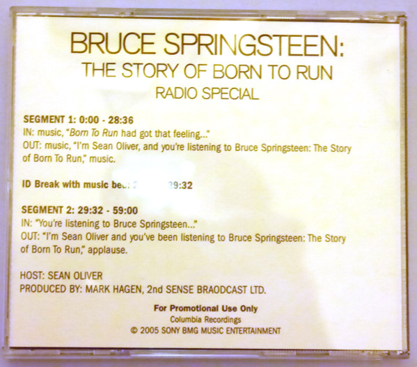 Bruce Springsteen - The Story Of Born To Run - Radio Special (CD-Used)