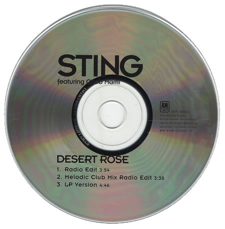 Sting Featuring Cheb Mami – Desert Rose (CD-Used) – Vals halla Records