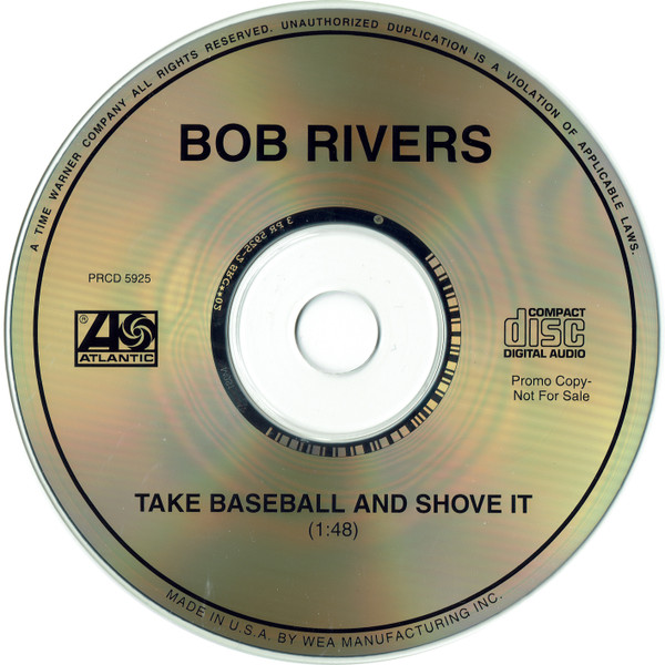 River, Bob - Take Baseball And Shove It (CD-Used)