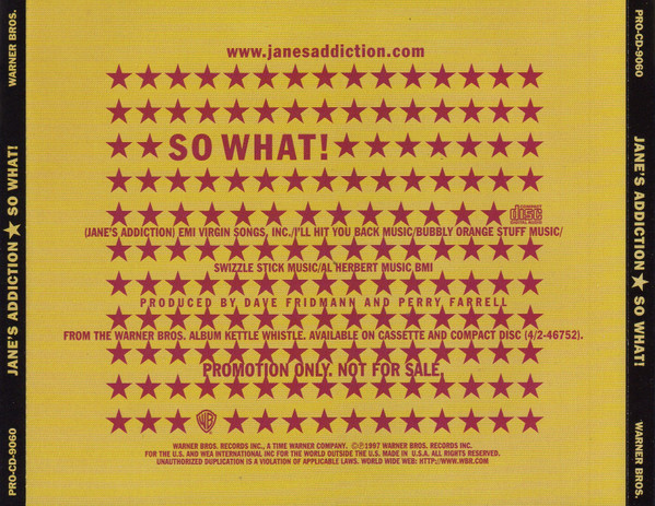 Jane's Addiction - So What! (CD-Used)