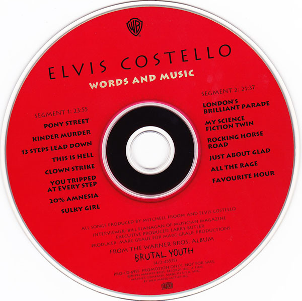 Elvis Costello - Words And Music (CD-Used)