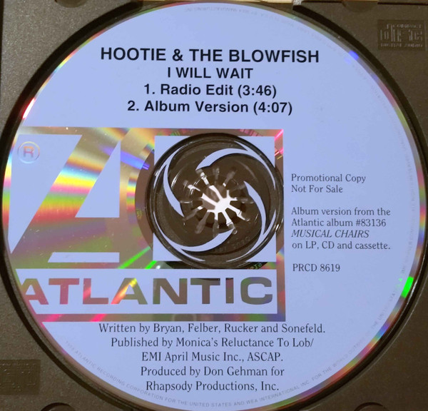 Hootie & The Blowfish - I Will Wait (CD-Used)