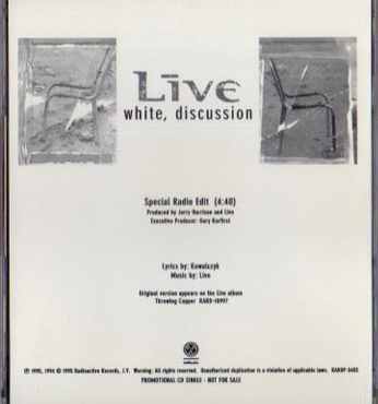 Live - White, Discussion (CD-Used)