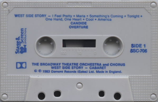 The Broadway Theatre Orchestra & Chorus - West Side Story / Cabaret (CS-Used)