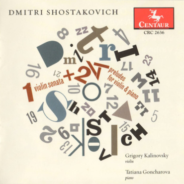 Shostakovich - Violin Sonata / 24 Preludes For Violin & Piano (CD-Used)