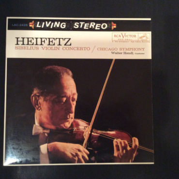 Jean Sibelius / Jascha Heifetz, Chicago Symphony Orchestra, Walter Hendl - Violin Concerto (LP-Used)