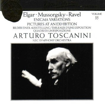 Toscanini - Elgar: Enigma Variations / Mussorgsky-Ravel: Pictures At An Exhibition (CD-Used)