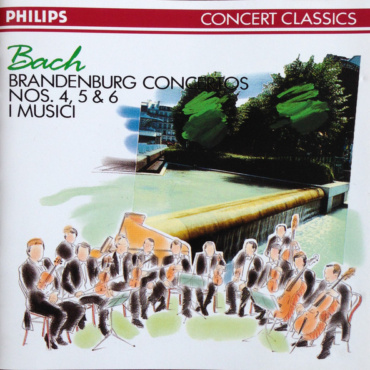 Johann Sebastian Bach, I Musici - Brandenburg Concertos Nos. 4, 5 & 6 (CD-Used)