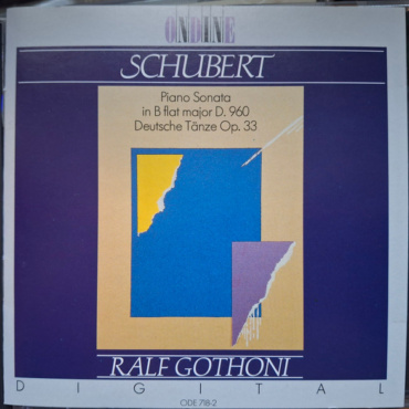Schubert/Gothoni - Piano Sonata In B Flat Major/Deutsche Tanze (CD-Used)