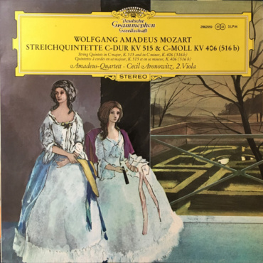 Wolfgang Amadeus Mozart, Amadeus-Quartett, Cecil Aronowitz - Streichquintette C-Dur KV 515 & C-Moll KV 406 (516b) (LP-Used)