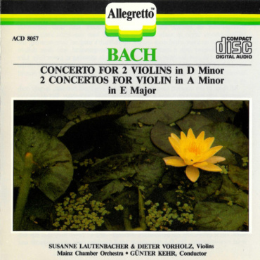 Bach - Concerto For 2 Violins In D Minor; 2 Concertos For Violin In A Minor, In E Major (CD-Used)