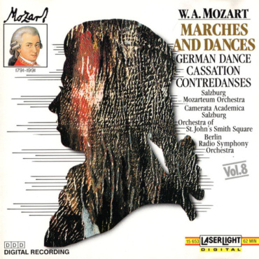Wolfgang Amadeus Mozart, Das Mozarteum Orchester Salzburg, Camerata Academica Salzburg, The Orchestra Of St. John's, Radio-Symphonie-Orchester Berlin - Marches And Dances - German Dance, Cassation, Contredanses (CD-Used)