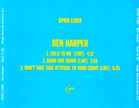 Ben Harper - Gold To Me (CD-Used)