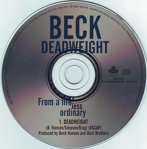 Beck - Deadweight (CD-Used)
