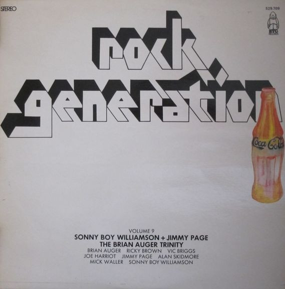 Various - Rock Generation Volume 9 - Sonny Boy Williamson + Jimmy Page / The Brian Auger Trinity (LP-Used)