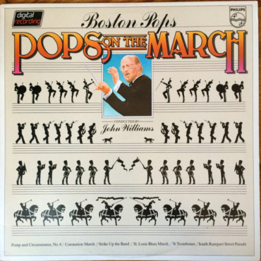 Boston Pops Orchestra Conducted By John Williams (4) - Pops On The March (LP-Used)