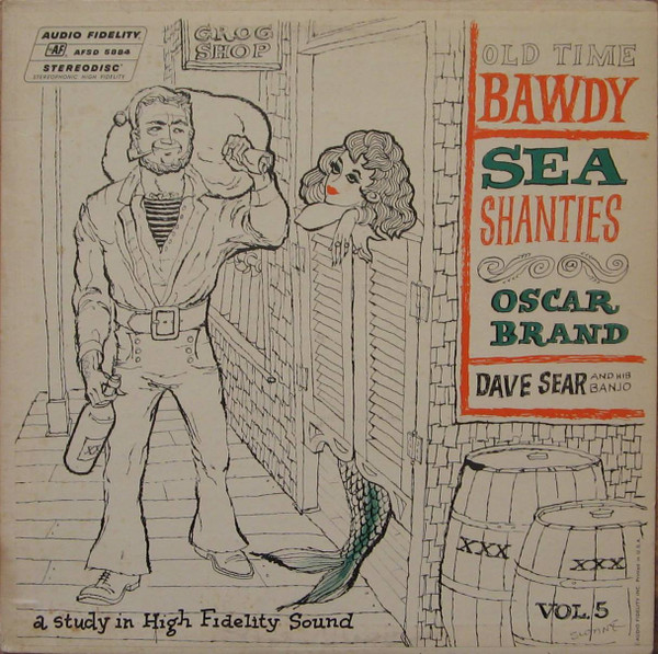 Oscar Brand - Bawdy Sea Shanties (LP-Used)