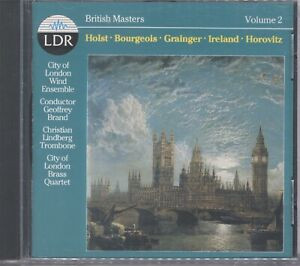 City Of London Wind Ensemble, Geoffrey Brand, Christian Lindberg, City Of London Brass Quartet - Holst, Bourgeois, Grainger, Ireland, Horovitz (CD-Used)