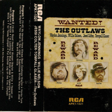 Waylon Jennings, Willie Nelson, Jessi Colter, Tompall Glaser - Wanted! The Outlaws (CS-Used)