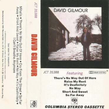 David Gilmour - David Gilmour (CS-Used)