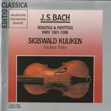 Johann Sebastian Bach - Sigiswald Kuijken - Sonatas & Partitas BWV 1001-1006 (CD-Used)