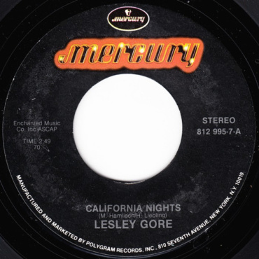 Lesley Gore - California Nights / That’s The Way Boys Are (7IN-Used)