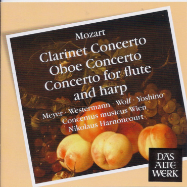 Mozart - Clarinet Concerto / Oboe Concerto / Concerto For Flute And Harp (CD-Used)