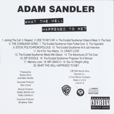 Adam Sandler - What The Hell Happened To Me? (CD-Used)