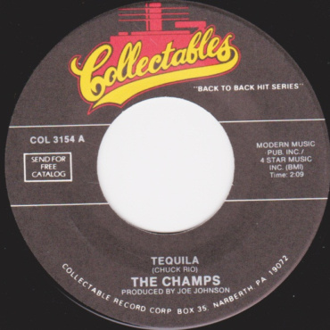 The Champs / Patsy Cline - Tequila / Walkin' After Midnight (7IN-Used)