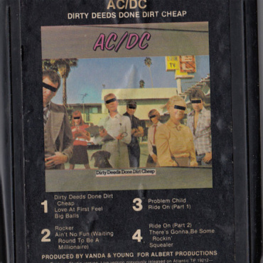 AC/DC - Dirty Deeds Done Dirt Cheap (8TRACK-Used)