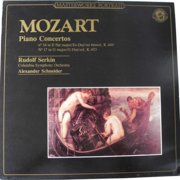 Mozart - Mozart Piano Concerto no. 14 in E flat major, no. 17 in G major (LP-Used)