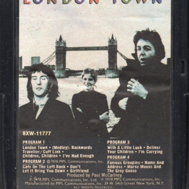 Wings - London Town (8TRACK-Used)