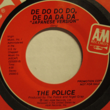 The Police - De Do Do Do, De Da Da Da (In Japanese) (7IN-Used)