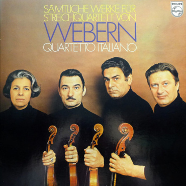 Anton Webern, Quartetto Italiano - Samtliche Werke fur Streichquartett (LP-Used)